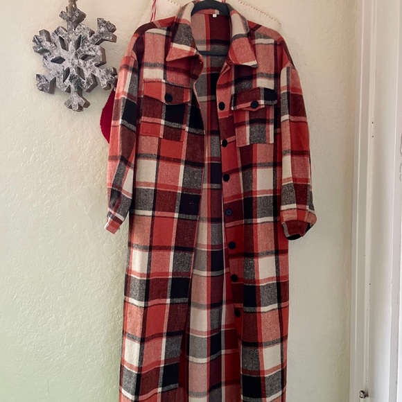 NWT Maxi Shacket - Picture 4 of 5